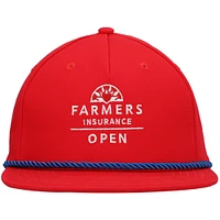 Men's Ahead Red Farmers Insurance Open Colonial Snapback Hat