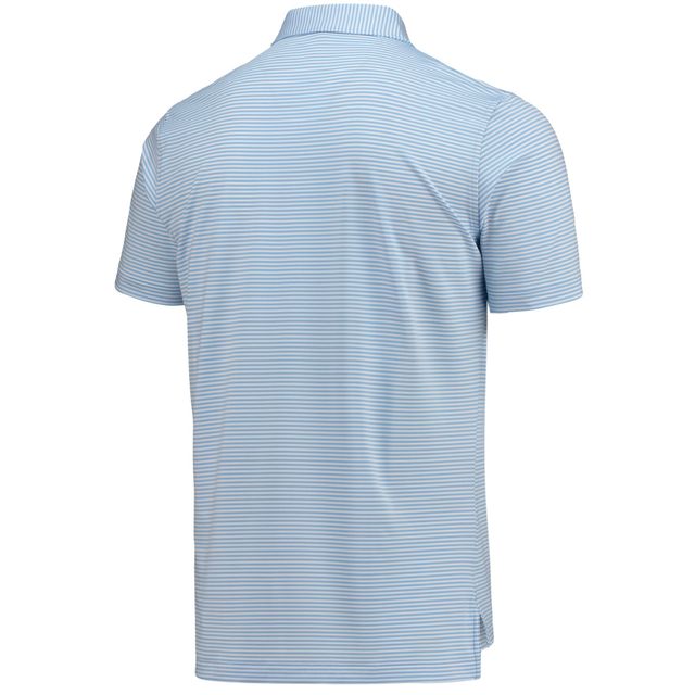 P3T FARMIN BLEU CLAIR BLANC 22 FARMER'S INSURANCE HALES PERFORMANCE JERSEY POLO POLMEN