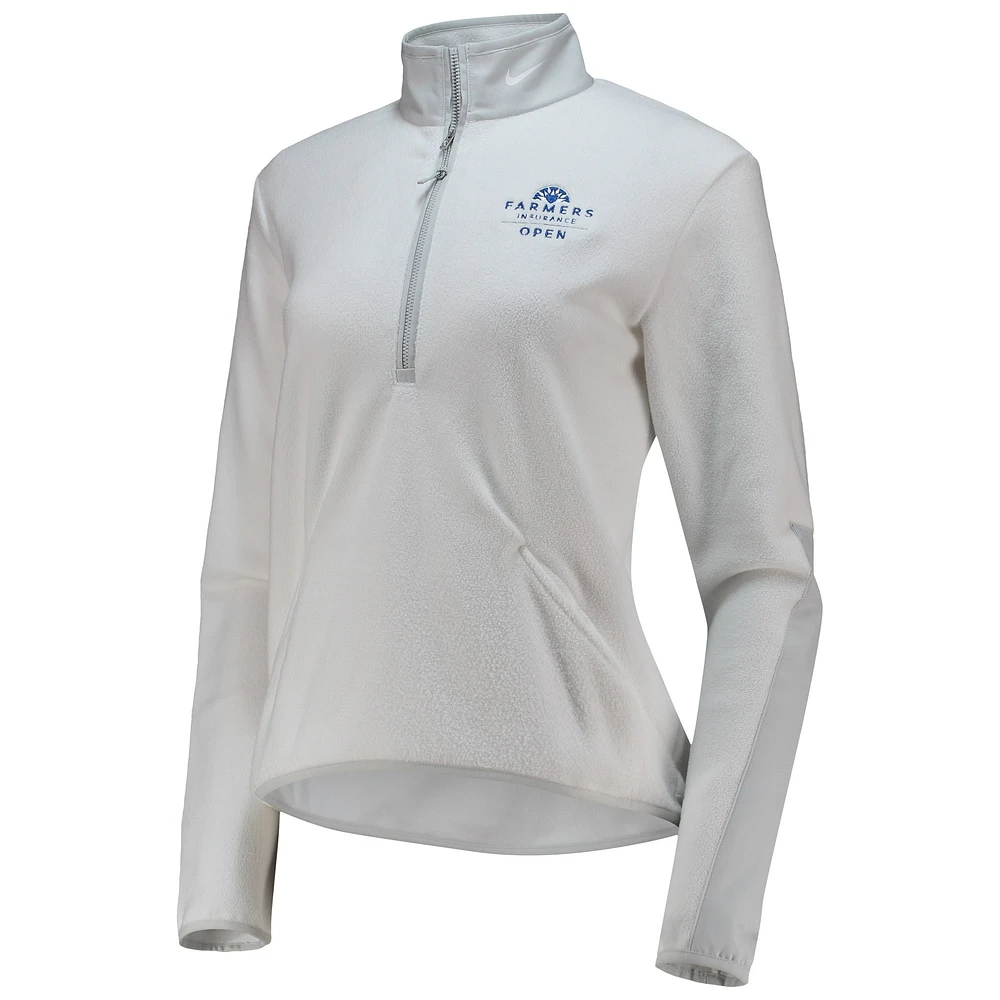 Women's Nike White Farmers Insurance Open Victory Half-Zip Top