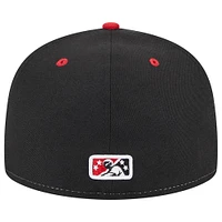 Men's New Era White Fayetteville Woodpeckers Theme Nights 1970s  59FIFTY Fitted Hat