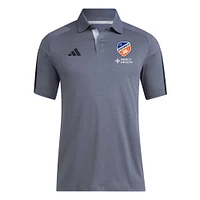 Men's adidas Gray FC Cincinnati 2024 Training Polo
