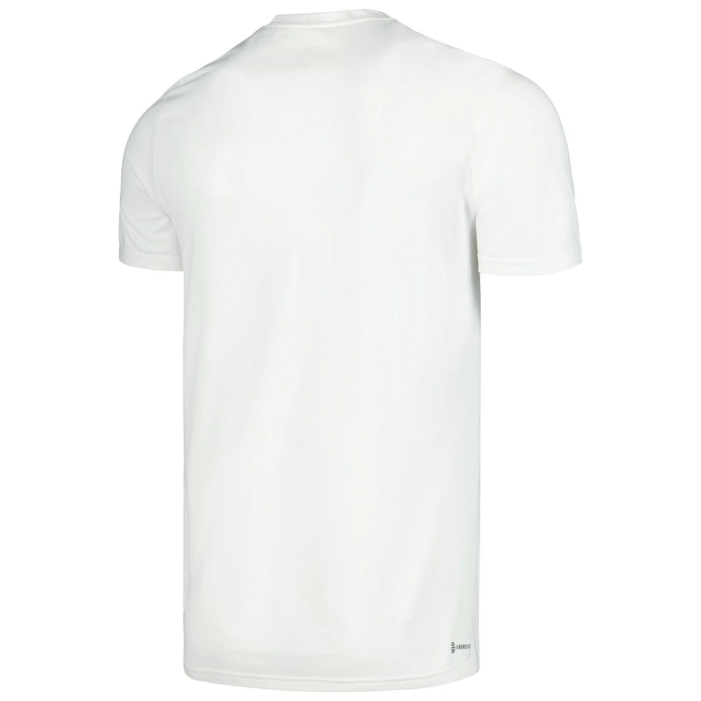 Men's adidas White FC Cincinnati 2024 Jersey Hook AEROREADY T-Shirt