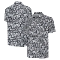 Men's Antigua Gray/Black FC Cincinnati Seasons Polo
