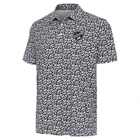 Men's Antigua Gray/Black FC Cincinnati Seasons Polo