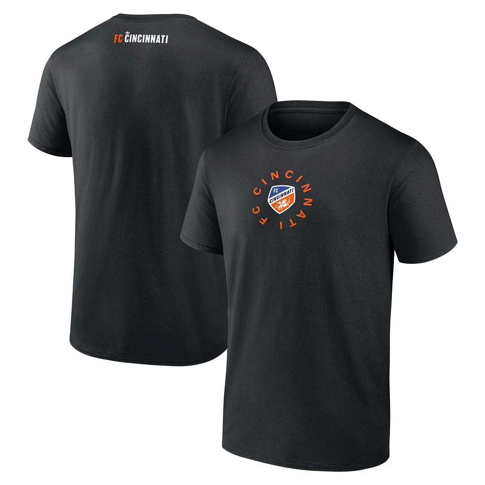 Men's Fanatics  Black FC Cincinnati Foul Play T-Shirt