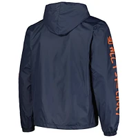 Sweat à capuche et coupe-vent entièrement zippé bleu marine FC Cincinnati Graffiti pour hommes