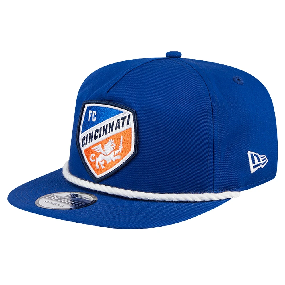 Men's New Era Blue FC Cincinnati The Golfer Kickoff Collection Adjustable Hat