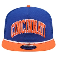 Men's New Era Blue FC Cincinnati Throwback Golfer Snapback Hat