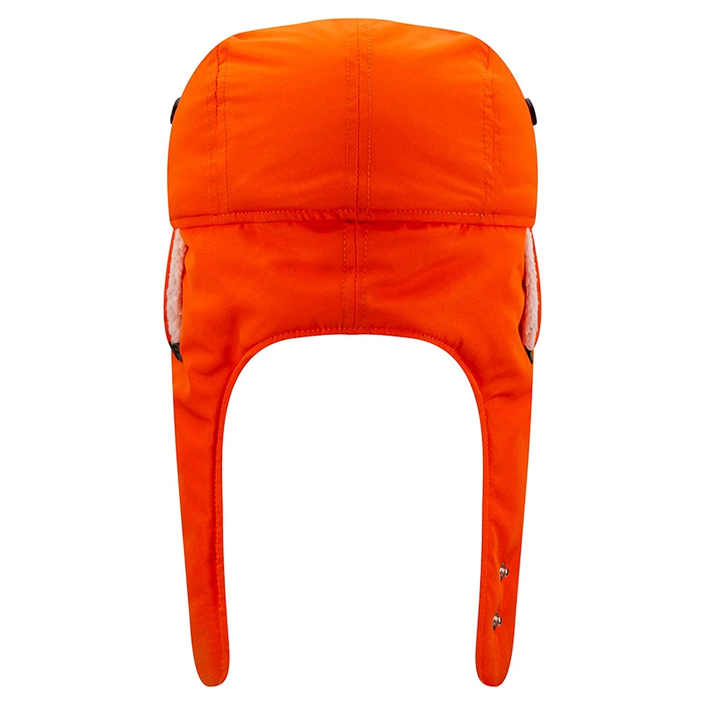 Bonnet en tricot orange FC Cincinnati Trapper de New Era pour homme