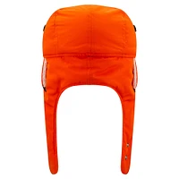Bonnet en tricot orange FC Cincinnati Trapper de New Era pour homme