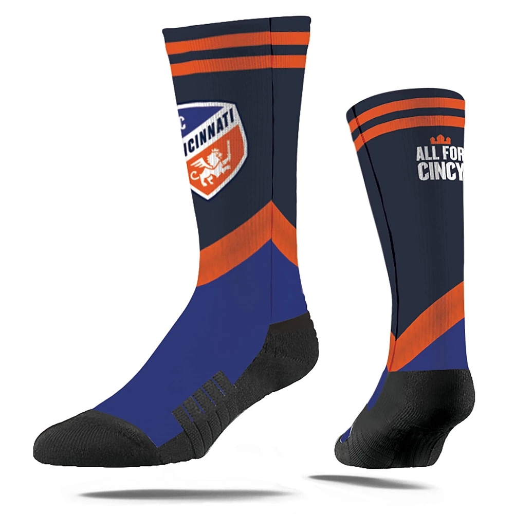 Unisex Strideline  FC Cincinnati 2025 Jersey Hook Premium Crew Socks