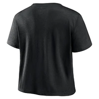 Women's Fanatics Black FC Cincinnati Chip Pass Fashion Cropped T-Shirt