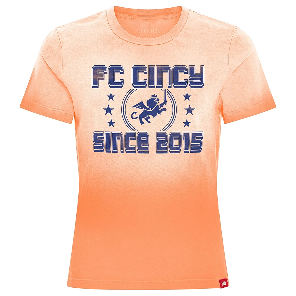 Women's Sportiqe Orange FC Cincinnati Arcadia T-Shirt