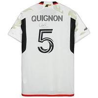 Facundo Quignón FC Dallas Autographed Match-Used #5 White Jersey from the 2023 MLS Season