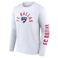 Men's Fanatics White FC Dallas Component Long Sleeve T-Shirt