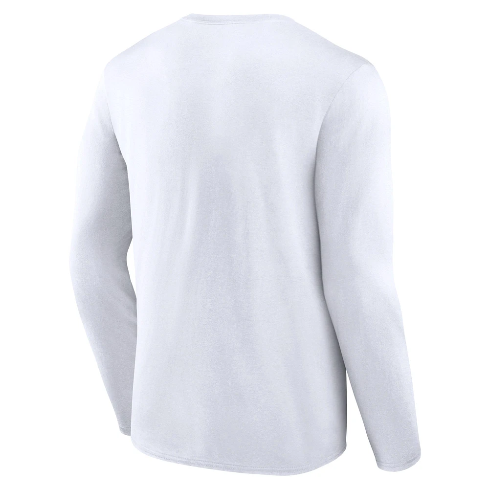 Men's Fanatics White FC Dallas Component Long Sleeve T-Shirt