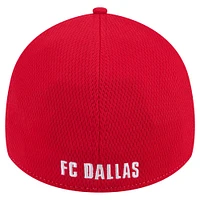 Men's New Era Gray/Red FC Dallas Throwback 39THIRTY Flex Hat