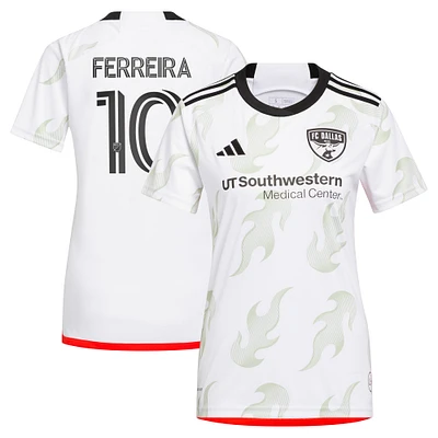 Maillot adidas Jesus Ferreira pour femme FC Dallas 2023 Burn Baby Replica Player