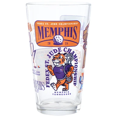 2024 FedEx St. Jude Championship 16oz. Scatter Pint Glass