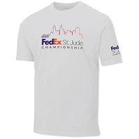 Men's Ahead  White 2023 FedEx St. Jude Championship Chapman Skyline T-Shirt