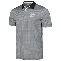 Men's Puma Black FedEx St. Jude Championship Circular MATTR Polo