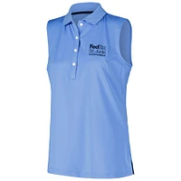 Women's FootJoy Light Blue FedEx St. Jude Championship Sleeveless Polo