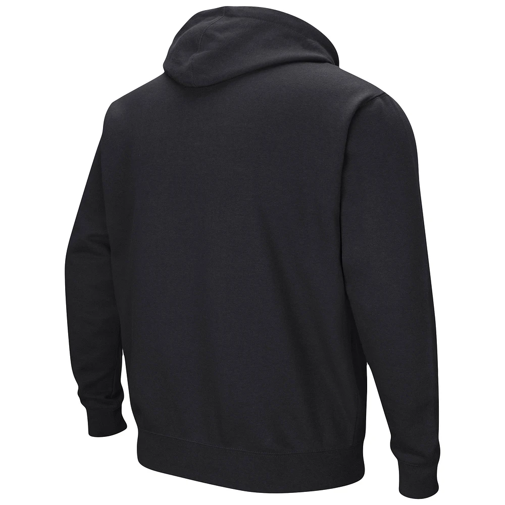 Men's Colosseum Black Florida A&M Rattlers Isle Pullover Hoodie