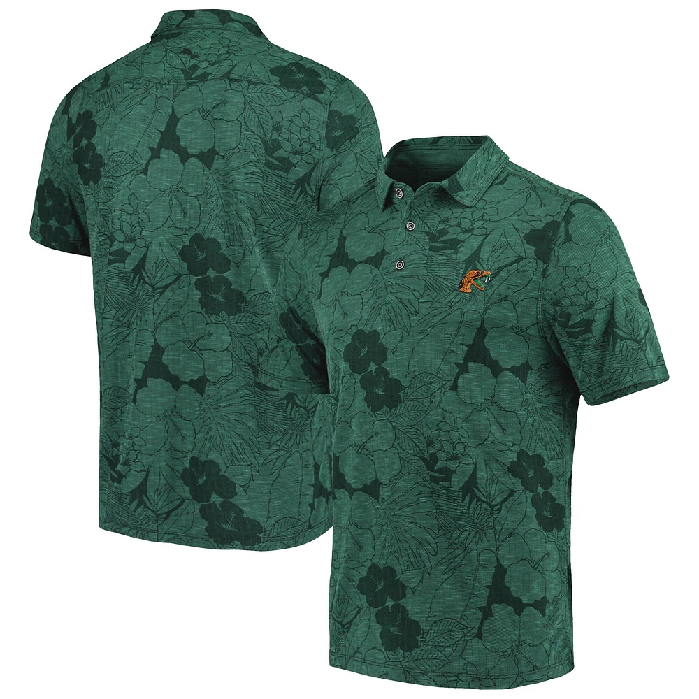 Men's Tommy Bahama  Green Florida A&M Rattlers Miramar Blooms Polo
