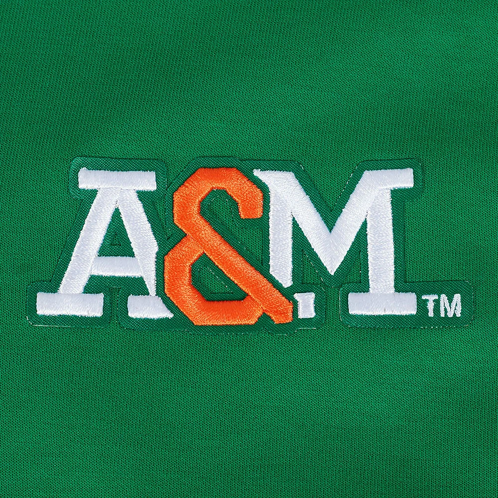 Women's Pro Standard Green Florida A&M Rattlers Game Day Sequin Full-Zip Hooded Jacket