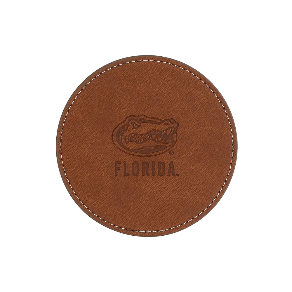 Florida Gators 4-Pack Faux Leather Coaster Set