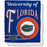 Florida Gators 50" x 60" Retro Emblem Flannel Fleece Sherpa Blanket
