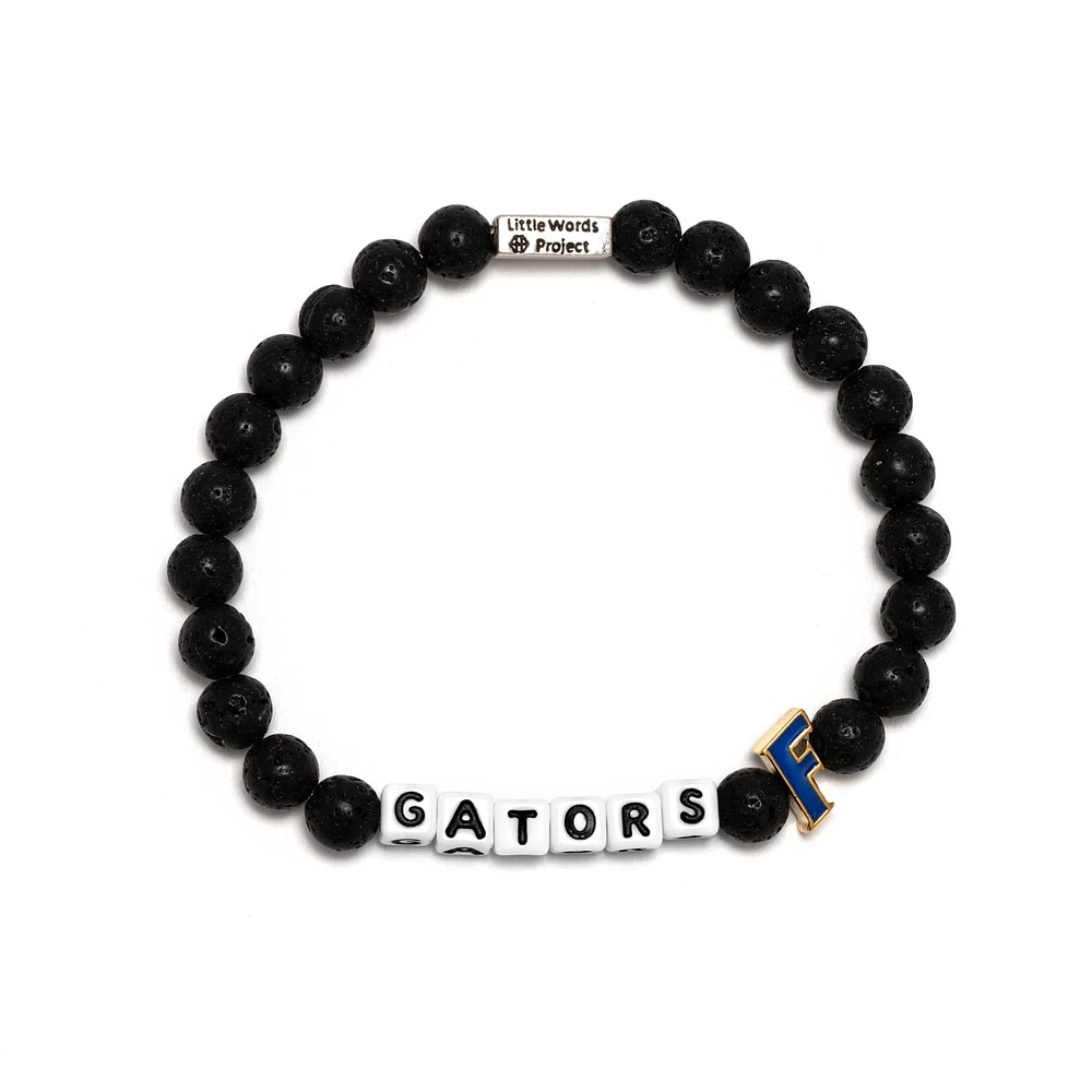 Little Words Project Bracelet en pierre de lave des Gators Floride