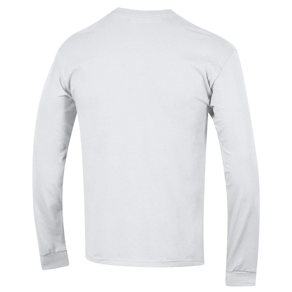 Men's Champion  White Florida Gators Arch Over Logo Long Sleeve T-Shirt