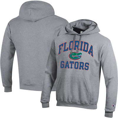 Sweat à capuche Champion Heather Grey Florida Gators High Motor pour homme
