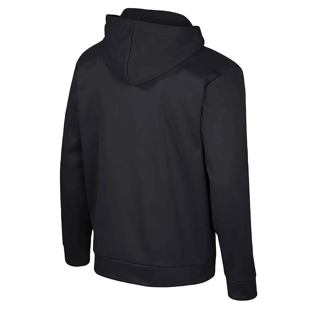 Men's Colosseum  Black Florida Gators Quarter-Zip Hoodie