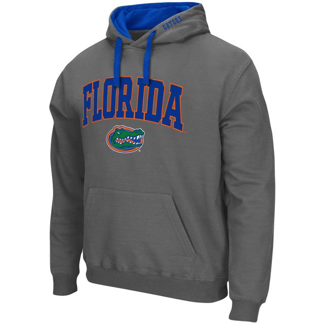 Sweat à capuche Colosseum Charcoal Florida Gators Big & Tall Arch Logo 2.0 pour hommes