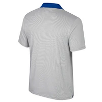 Men's Colosseum Gray Florida Gators Tuck Striped Polo