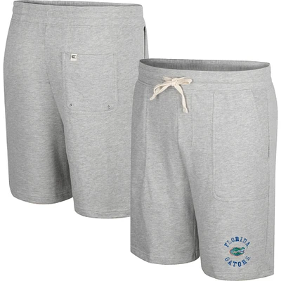 Colosseum Heather Grey Florida Gators Love To Hear This Terry Short pour homme