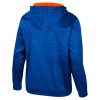 Men's Colosseum Royal Florida Gators Cypher Half-Zip Hoodie