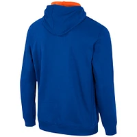 Men's Colosseum Royal Florida Gators Half-Zip Hoodie