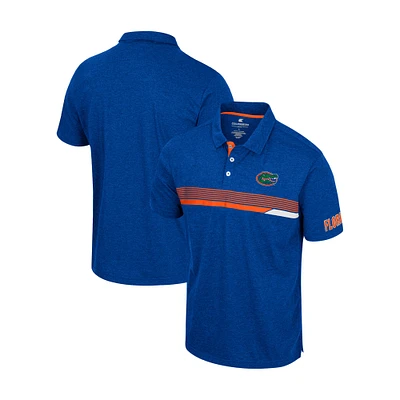 Men's Colosseum  Royal Florida Gators No Problemo Polo