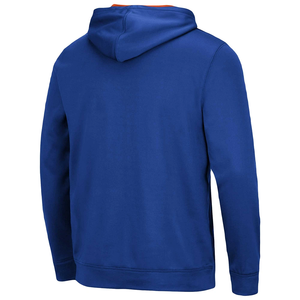 Men's Colosseum Royal Florida Gators Resistance Pullover Hoodie