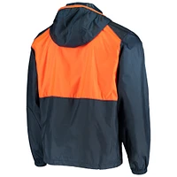 Men's Columbia Navy/Orange Florida Gators Flash Forward Hoodie Full-Zip Lightweight Windbreaker