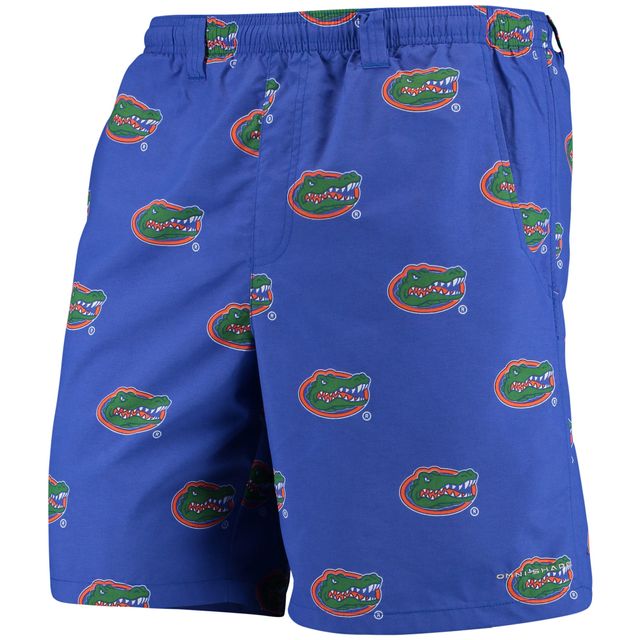 Columbia PFG Royal Florida Gators Backcast II Short hybride 8" Omni-Shade pour homme