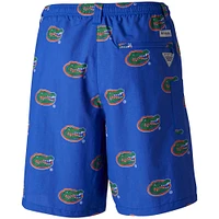 Men's Columbia Royal Florida Gators Big & Tall Backcast Shorts