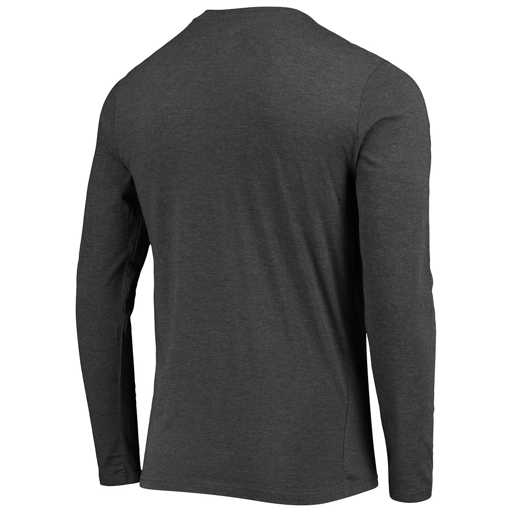 Men's Concepts Sport Royal/Heathered Charcoal Florida Gators Meter Long Sleeve T-Shirt & Pants Sleep Set