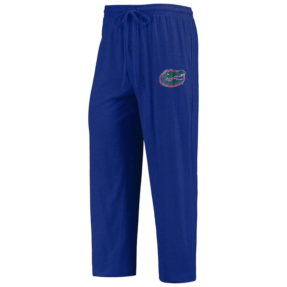 Men's Concepts Sport Royal/Heathered Charcoal Florida Gators Meter Long Sleeve T-Shirt & Pants Sleep Set