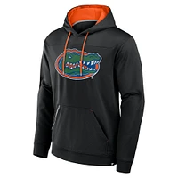 Men's Fanatics  Black Florida Gators Defender Dot Faded Primary Pullover Hoodie