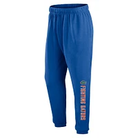 Men's Fanatics Royal Florida Gators Chop Block Fleece Sweatpants