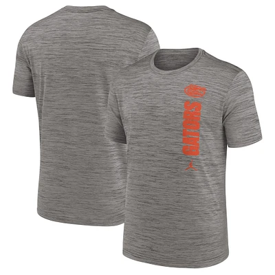 Men's Jordan Brand Gray Florida Gators 2024 Sideline Velocity Performance  T-Shirt